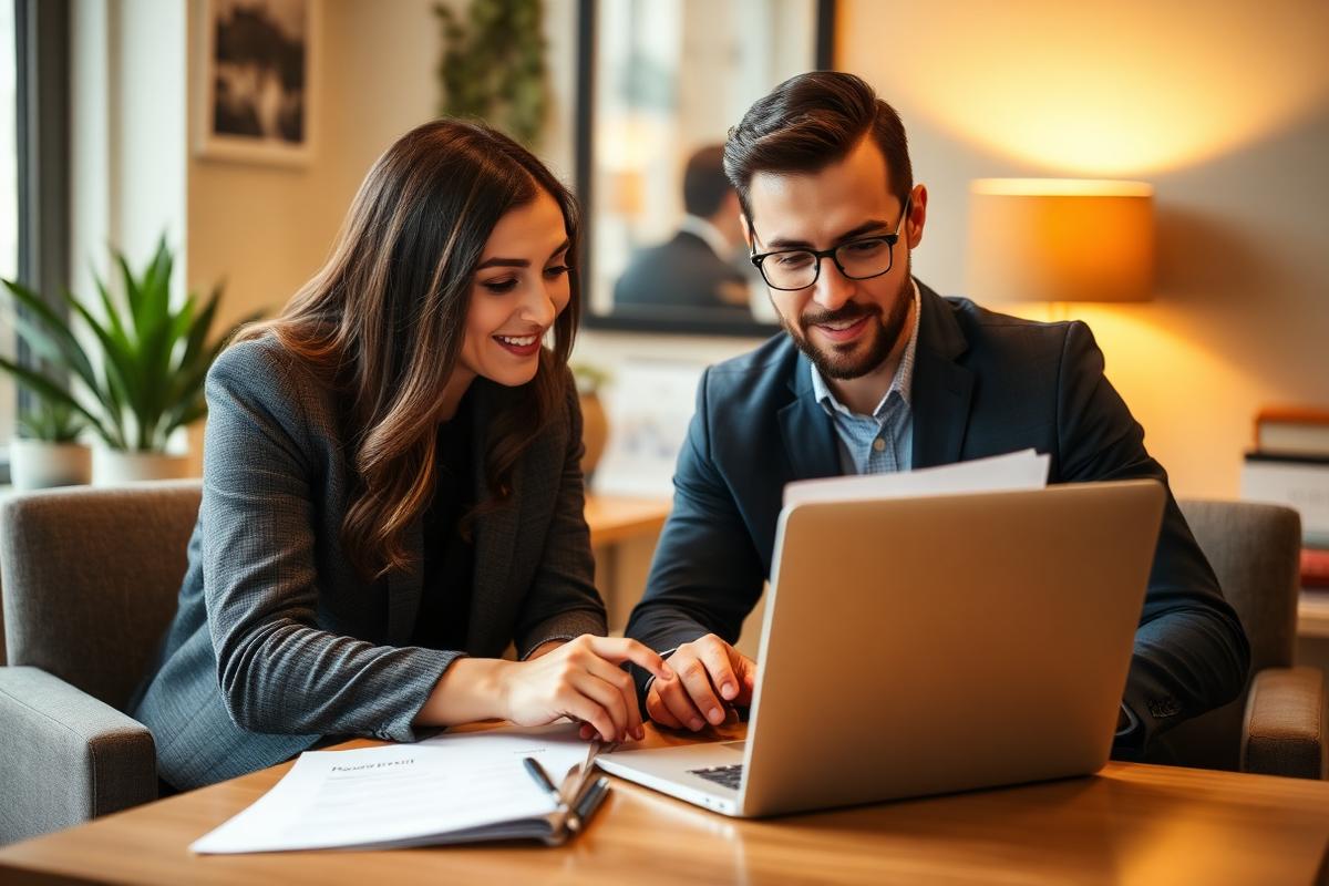 Career coaching session